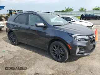 2023 Chevrolet Equinox RS z VIN 3GNAXWEG6PS156482, wystawiony jako Copart lot #59877795 z przebiegiem 64 924 mil mil oraz Szkoda całkowita • Salvage title. Historia ofert i sprzedaży dostępna na DreamBid. Obrazek 4.