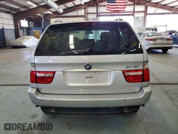 2006 BMW X5 3.0i with VIN 5UXFA135X6LY33914, listed as a Copart auction lot 77830624 with 136,150 mi miles and Clean Title. Bid and sale history available at carsss.com. Image 6.