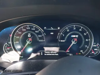 2019 BMW M5 Competition with VIN WBSJF0C57KB285614, listed as a IAAI auction lot 39011419 with 1 mi miles. Bid and sale history available at carsss.com. Image 7.