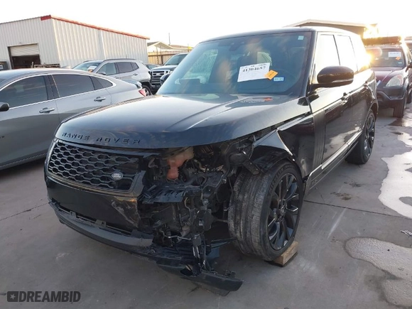 2019 Land Rover Range Rover HSE with VIN SALGS2SV5KA552239, listed as a IAAI auction lot 41304657 with NaN miles. Bid and sale history available at carsss.com. Image 2.