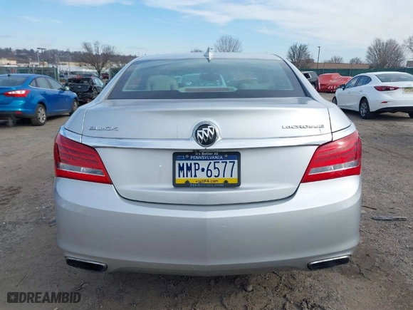 2015 Buick LaCrosse with VIN 1G4GA5G30FF343840, listed as a IAAI auction lot 41564593 with NaN miles. Bid and sale history available at carsss.com. Image 16.