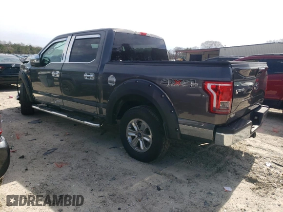 2015 Ford F-150 XLT with VIN 1FTEW1EF0FKD37563, listed as a Copart auction lot 48237495 with 91,172 mi miles and Salvage Title. Bid and sale history available at carsss.com. Image 2.