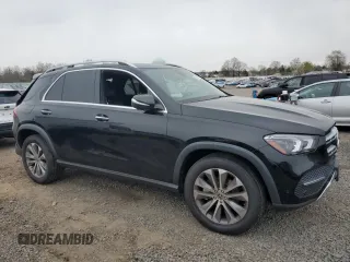 2021 Mercedes-Benz GLE 350 with VIN 4JGFB4KBXMA474141, listed as a Copart auction lot 52713515 with Not provided miles and Salvage title. Bid and sale history available at DreamBid. Image 4.