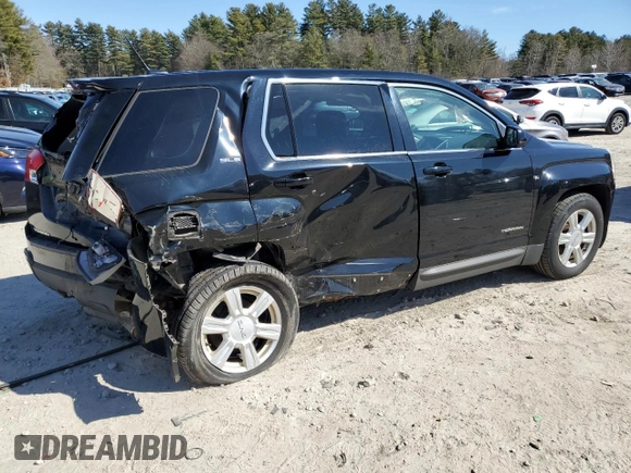 2014 GMC Terrain SLE with VIN 2GKFLVEK5E6344239, listed as a Copart auction lot 48811405 with 141,458 mi miles and Clean Title. Bid and sale history available at carsss.com. Image 3.