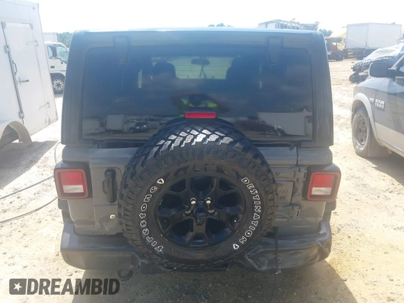 2020 Jeep Wrangler Unlimited Sport S с VIN 1C4HJXDG4LW325199, выставлен на аукционе IAAI как лот 42562063 с пробегом 18 350 миль миль и . История ставок и продаж доступна на DreamBid. Изображение 17.