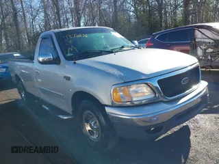 2002 Ford F-150 XL with VIN 1FTRF17242NA48027, listed as a IAAI auction lot 41838636 with 69,821 mi miles. Bid and sale history available at carsss.com. Image 1.