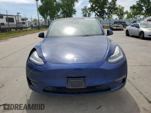 2021 Tesla Model Y Long Range with VIN 5YJYGDEE3MF094165, listed as a Copart auction lot 52907835 with 141,260 mi miles and Salvage Title. Bid and sale history available at DreamBid. Image 5.