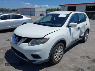 2016 Nissan Rogue S with VIN KNMAT2MT5GP614099, listed as a IAAI auction lot 42044016 with 15,563 mi miles. Bid and sale history available at carsss.com. Image 12.