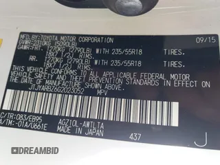 2016 Lexus NX 200t with VIN JTJYARBZ6G2023052, listed as a IAAI auction lot 41932778 with 106,241 mi miles. Bid and sale history available at carsss.com. Image 9.