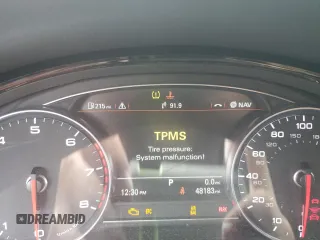 2017 Audi A8 with VIN WAU44AFD1HN017391, listed as a Copart auction lot 54144125 with 48,183 mi miles and Salvage title. Bid and sale history available at DreamBid. Image 9.