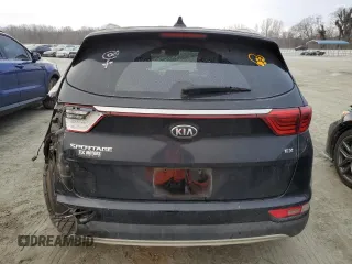 2018 Kia Sportage EX with VIN KNDPN3AC8J7443760, listed as a Copart auction lot 44305095 with Not provided miles and Salvage title. Bid and sale history available at DreamBid. Image 6.