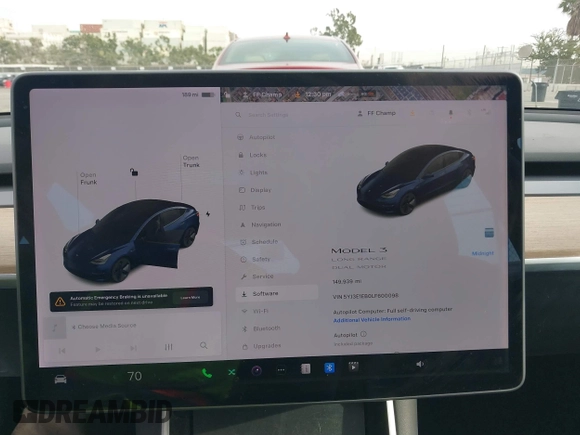 2020 Tesla Model 3 Long Range z VIN 5YJ3E1EB0LF600098, wystawiony jako IAAI lot #41071258 z przebiegiem 149 939 mil mil oraz . Historia ofert i sprzedaży dostępna na DreamBid. Obrazek 19.