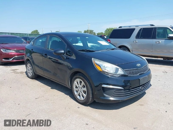 2017 Kia Rio LX with VIN KNADM4A34H6108231, listed as a IAAI auction lot 40194039 with 100,773 mi miles. Bid and sale history available at carsss.com. Image 1.