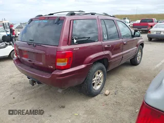 1999 Jeep Grand Cherokee Limited with VIN 1J4GW68N3XC696825, listed as a IAAI auction lot 42117857 with 236,300 mi miles. Bid and sale history available at carsss.com. Image 4.