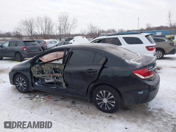 2015 Honda Civic LX with VIN 2HGFB2F5XFH556342, listed as a IAAI auction lot 41307202 with 77,159 mi miles and . Bid and sale history available at DreamBid. Image 14.