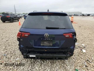 2022 Volkswagen Tiguan SE with VIN 3VV3B7AX9NM124110, listed as a Copart auction lot 49133975 with 22,292 mi miles and Salvage title. Bid and sale history available at DreamBid. Image 6.