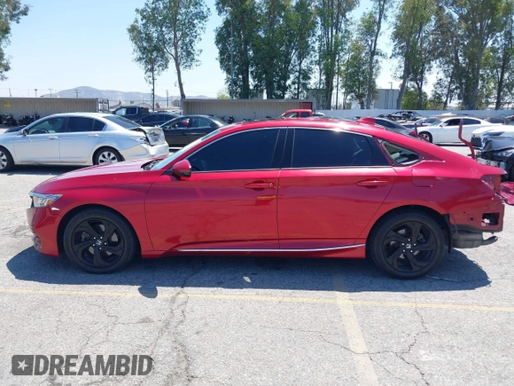 2018 Honda Accord EX-L with VIN 1HGCV2F58JA009555, listed as a IAAI auction lot 42128596 with 94,399 mi miles and . Bid and sale history available at DreamBid. Image 15.