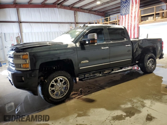 2019 Chevrolet Silverado 3500HD High Country with VIN 1GC4KYEYXKF209724, listed as a Copart auction lot 88151605 with 126,361 mi miles and Salvage Title. Bid and sale history available at carsss.com. Image 1.