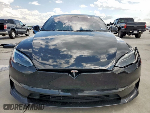 2022 Tesla Model S с VIN 5YJSA1E50NF492117, выставлен на аукционе Copart как лот 54307855 с пробегом 42 940 миль миль и Списание • Salvage title. История ставок и продаж доступна на DreamBid. Изображение 5.