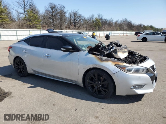 2017 Nissan Maxima Platinum with VIN 1N4AA6AP9HC432439, listed as a Copart auction lot 54604075 with Not provided miles and Non repairable. Bid and sale history available at DreamBid. Image 4.