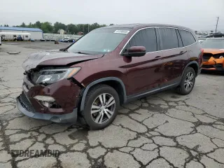 2017 Honda Pilot EX-L z VIN 5FNYF6H55HB004823, wystawiony jako Copart lot #61200055 z przebiegiem 77 677 mil mil oraz Szkoda całkowita • Salvage title. Historia ofert i sprzedaży dostępna na DreamBid. Obrazek 1.