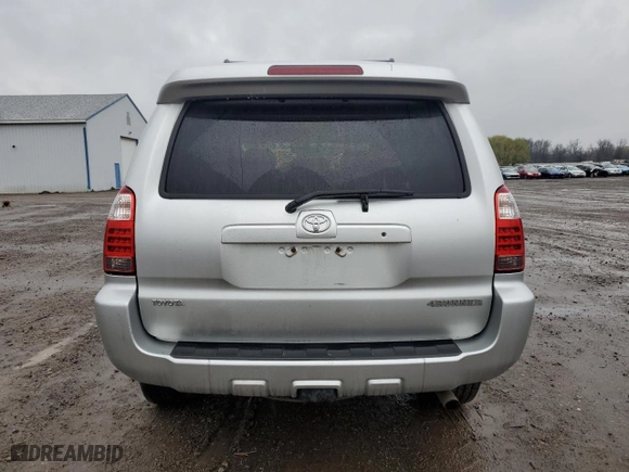 2006 Toyota 4Runner SR5 with VIN JTEBT14R968029534, listed as a Copart auction lot 52741625 with 277,417 mi miles and Clean Title. Bid and sale history available at carsss.com. Image 6.