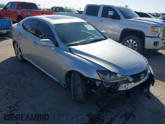 2012 Lexus IS 250 with VIN JTHBF5C23C5176998, listed as a IAAI auction lot 41645155 with 109,621 mi miles and . Bid and sale history available at DreamBid. Image 1.