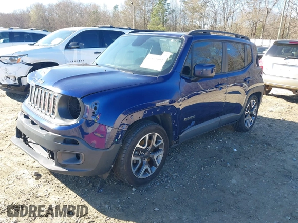2018 Jeep Renegade Latitude with VIN ZACCJABB4JPJ03414, listed as a IAAI auction lot 41802992 with 83,160 mi miles and . Bid and sale history available at DreamBid. Image 19.
