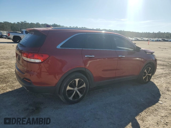 2018 Kia Sorento EX with VIN 5XYPH4A57JG409763, listed as a Copart auction lot 87258384 with 134,296 mi miles and Salvage Title. Bid and sale history available at DreamBid. Image 3.
