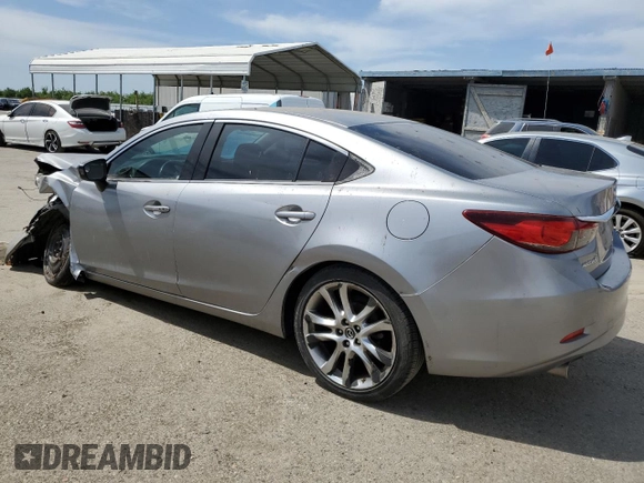 2014 Mazda 6 i Sport with VIN JM1GJ1U6XE1159917, listed as a Copart auction lot 52995325 with 97,652 mi miles and Salvage Title. Bid and sale history available at DreamBid. Image 2.
