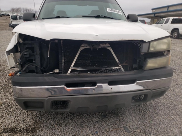2004 Chevrolet Silverado 1500 Work Truck with VIN 1GCEC19X84Z195625, listed as a Copart auction lot 47950485 with 224,804 mi miles and Salvage Title. Bid and sale history available at carsss.com. Image 11.