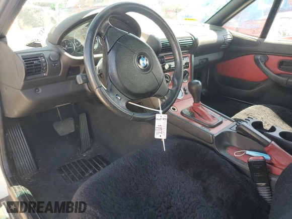 2002 BMW Z3 2.5i with VIN 4USCN33472LM06240, listed as a Copart auction lot 66478484 with 60,082 mi miles and Salvage Title. Bid and sale history available at carsss.com. Image 8.