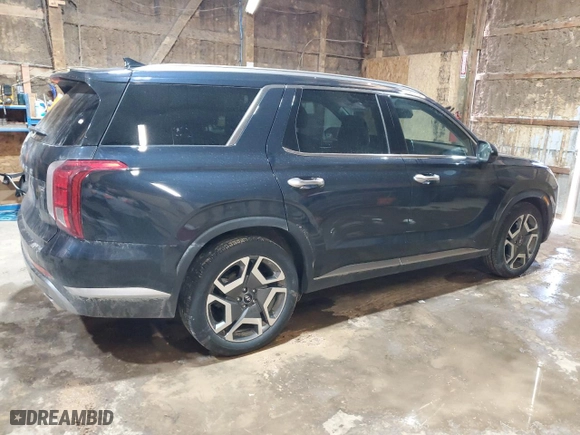 2024 Hyundai Palisade SEL with VIN KM8R4DGE4RU722853, listed as a Copart auction lot 51975535 with 42,906 mi miles and Clean Title. Bid and sale history available at carsss.com. Image 3.
