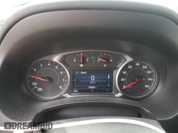 2020 GMC Terrain SLE with VIN 3GKALTEV9LL339448, listed as a Copart auction lot 55517915 with 33,250 mi miles and Salvage title. Bid and sale history available at DreamBid. Image 9.