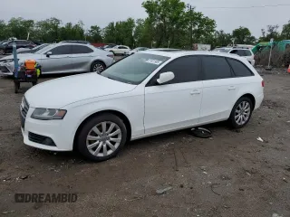 2012 Audi A4 Premium z VIN WAUSFAFL9CA052334, wystawiony jako Copart lot #57031995 z przebiegiem 238 475 mil mil oraz Czysty tytuł • Clean title. Historia ofert i sprzedaży dostępna na DreamBid. Obrazek 1.