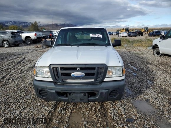 2009 Ford Ranger XL Fleet with VIN 1FTYR10E49PA31153, listed as a Copart auction lot 72054364 with 156,824 mi miles and Salvage Title. Bid and sale history available at carsss.com. Image 5.