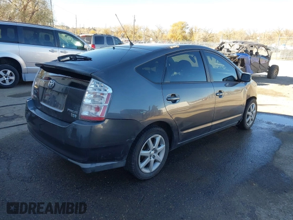2008 Toyota Prius with VIN JTDKB20U483452450, listed as a IAAI auction lot 40780032 with Not Provided miles. Bid and sale history available at carsss.com. Image 4.