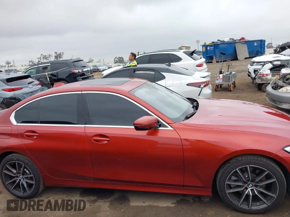 2019 BMW 3 Series 330i xDrive with VIN WBA5R7C50KFH28767, listed as a IAAI auction lot 42206528 with 52,529 mi miles and . Bid and sale history available at DreamBid. Image 14.