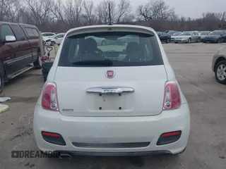 2015 FIAT 500 Sport with VIN 3C3CFFBR3FT509185, listed as a IAAI auction lot 41739081 with 23,555 mi miles. Bid and sale history available at carsss.com. Image 16.