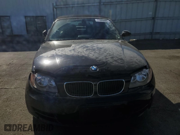 2009 BMW 1 Series 128i with VIN WBAUN13529VH81121, listed as a Copart auction lot 77849094 with 30,756 mi miles and Salvage Title. Bid and sale history available at DreamBid. Image 5.