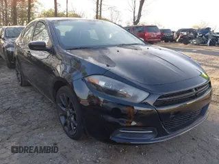 2016 Dodge Dart SE with VIN 1C3CDFAA2GD607830, listed as a IAAI auction lot 41894376 with 85,844 mi miles. Bid and sale history available at carsss.com. Image 1.