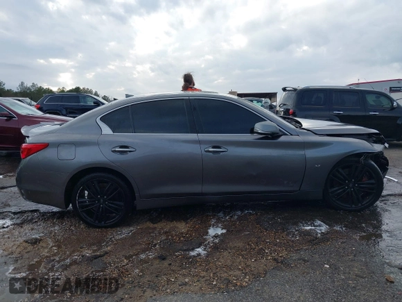 2015 Infiniti Q50 with VIN JN1BV7AP6FM336383, listed as a IAAI auction lot 41578035 with 109,591 mi miles and . Bid and sale history available at DreamBid. Image 14.