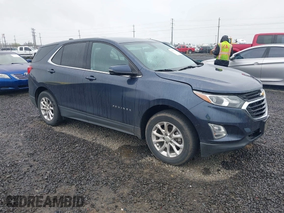 2018 Chevrolet Equinox LT with VIN 3GNAXSEV1JL111670, listed as a IAAI auction lot 41990995 with 181,090 mi miles and . Bid and sale history available at carsss.com. Image 1.