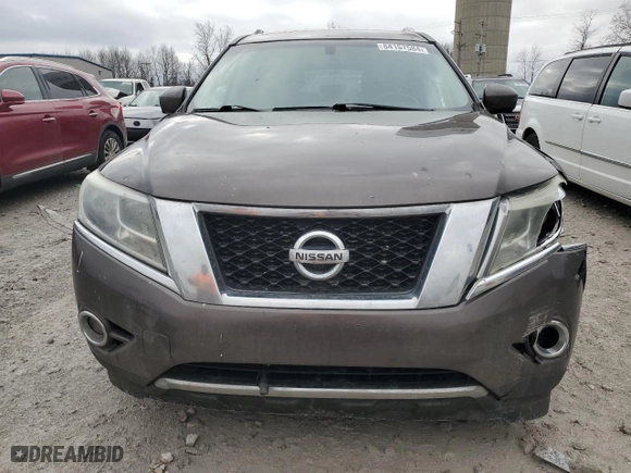 2015 Nissan Pathfinder SL with VIN 5N1AR2MM4FC667112, listed as a Copart auction lot 84157584 with 217,563 mi miles and Clean Title. Bid and sale history available at carsss.com. Image 5.