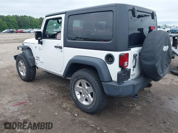 2017 Jeep Wrangler Sport with VIN 1C4AJWAG9HL611476, listed as a IAAI auction lot 42378058 with 83,738 mi miles and . Bid and sale history available at DreamBid. Image 3.
