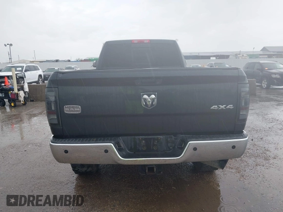 2013 Ram 2500 Laramie Longhorn with VIN 3C6UR5LL6DG570829, listed as a IAAI auction lot 42478766 with 190,743 mi miles and . Bid and sale history available at DreamBid. Image 14.