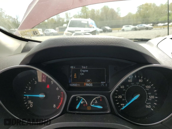 2017 Ford Escape SE with VIN 1FMCU0GD4HUA10282, listed as a Copart auction lot 53872825 with 102,832 mi miles and Salvage Title. Bid and sale history available at DreamBid. Image 9.