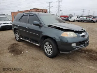 2005 Acura MDX Touring with VIN 2HNYD18665H527950, listed as a Copart auction lot 84299514 with 0 mi miles and Salvage Title. Bid and sale history available at carsss.com. Image 4.
