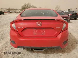 2021 Honda Civic Sedan Sport with VIN 2HGFC2F84MH536723, listed as a Copart auction lot 49102845 with 44,985 mi miles and Salvage Title. Bid and sale history available at carsss.com. Image 6.