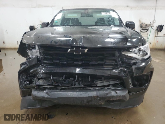 2021 Chevrolet Colorado 4WD Work Truck with VIN 1GCHTBEN1M1146191, listed as a Copart auction lot 71677954 with 67,248 mi miles and Salvage Title. Bid and sale history available at carsss.com. Image 5.